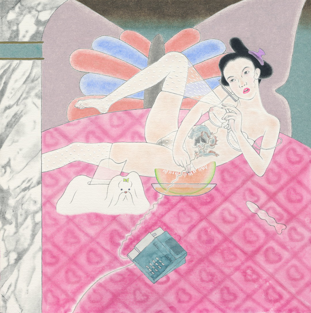 Jump into the playful, theatrical and abstract world of Chen Nienying