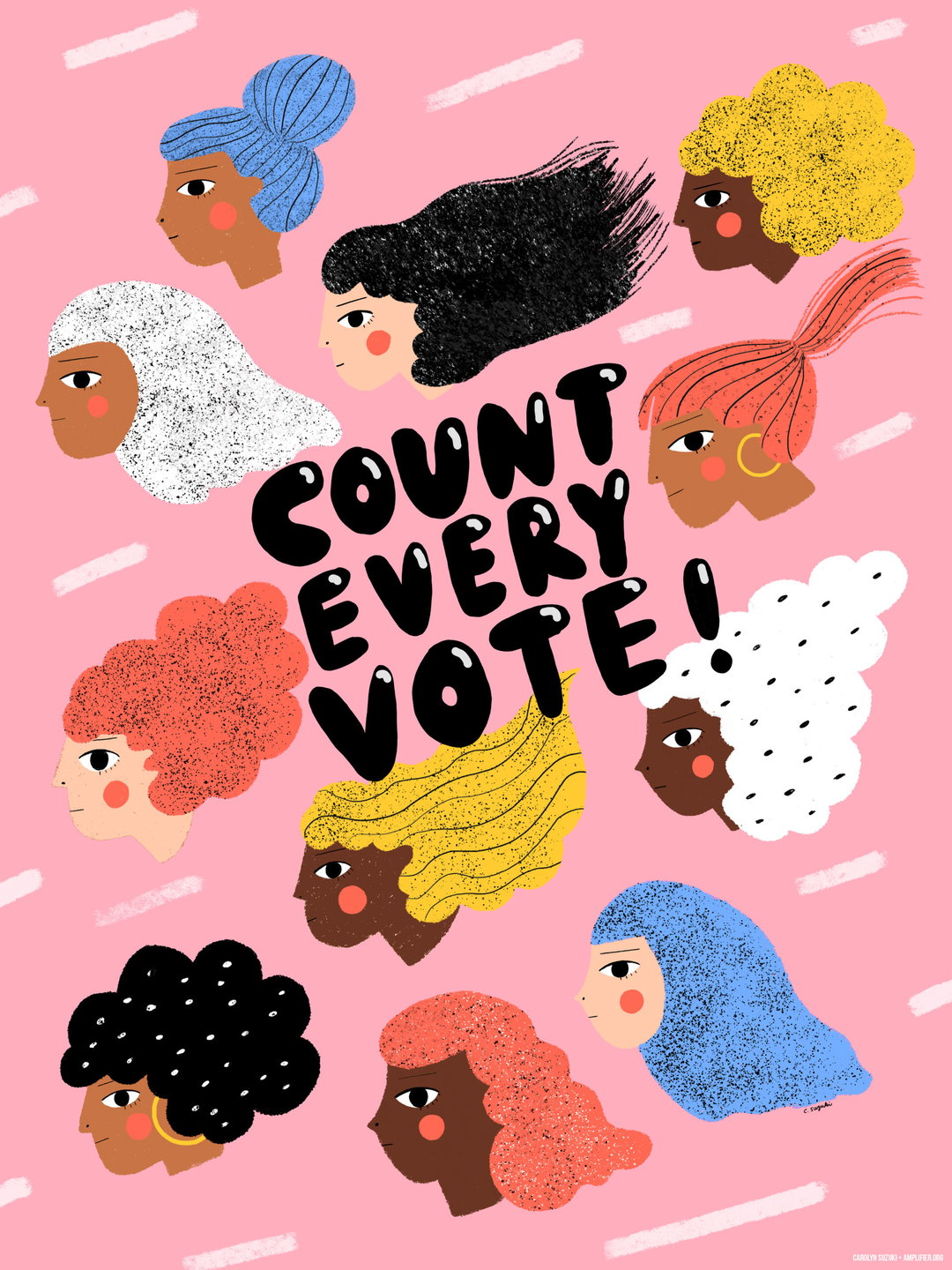 Count Every Vote by Carolyn Suzuki_art to the polls_itsnicethat.jpg