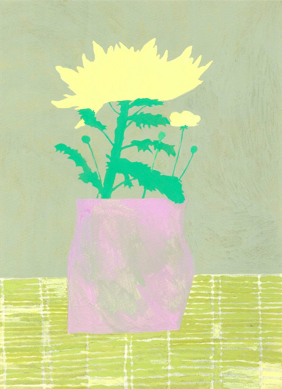 Yuna Akabane’s gouache paintings feel like hazy memories of your childhood home