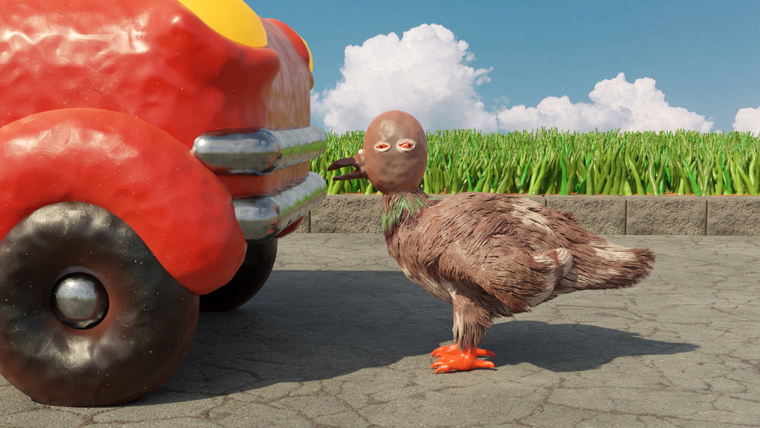 Damo_pigeon and car_itsnicethat.jpg