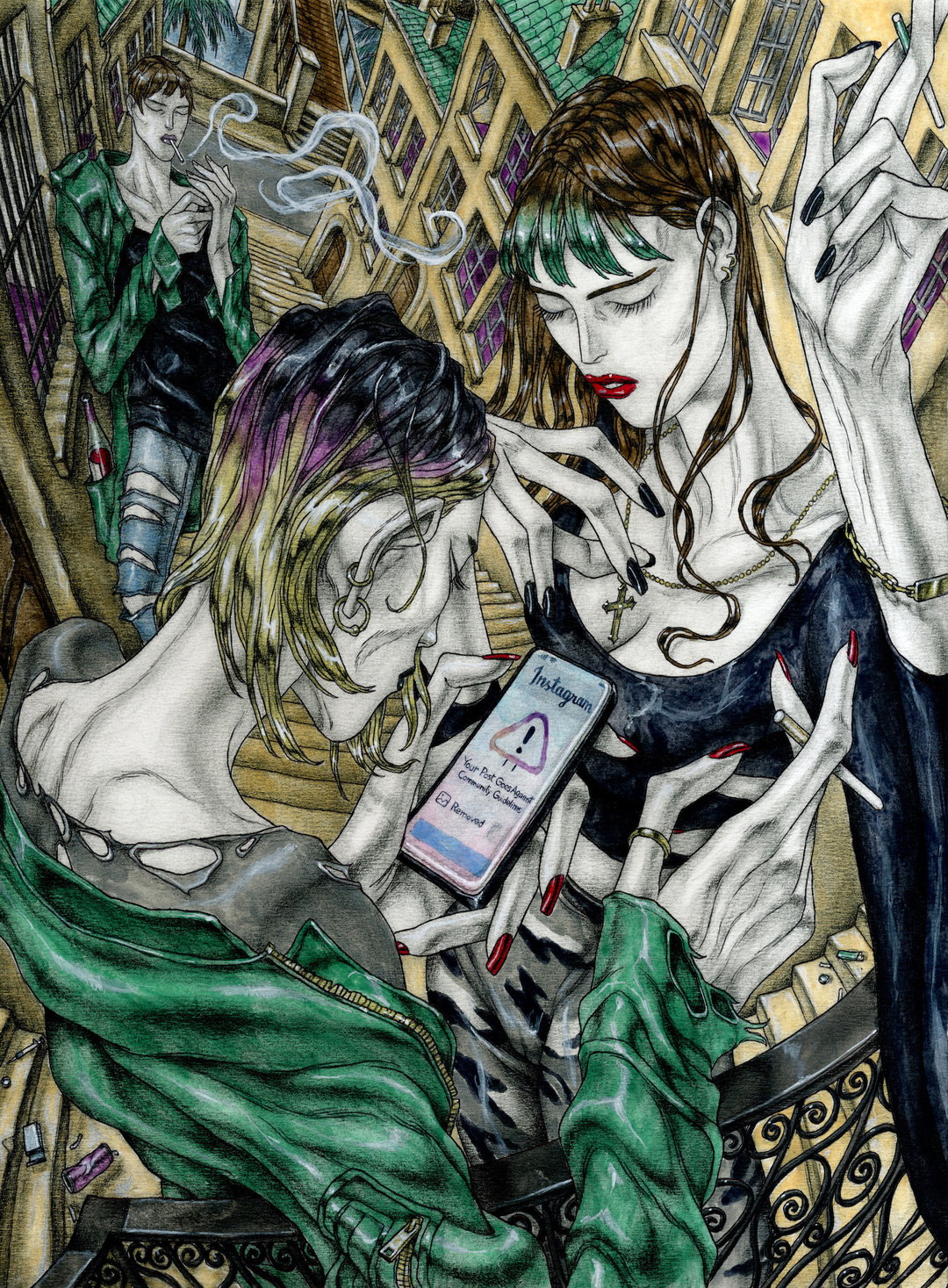 David Rappeneau conjures a surreal fusion of reality and fantasy in his striking artworks