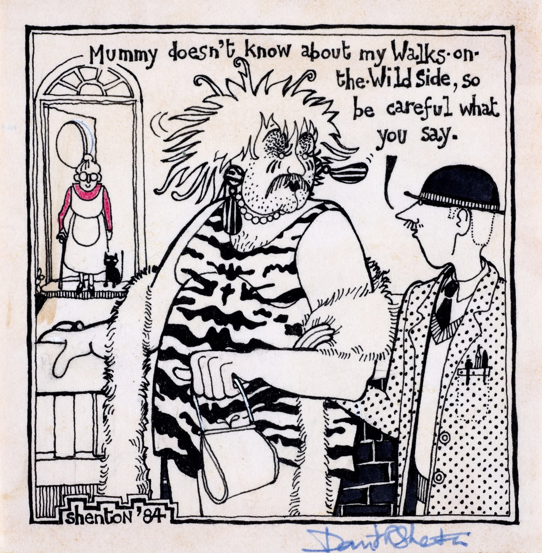 David Shenton: Cartoon published in Capital Gay (1984) © David Shenton