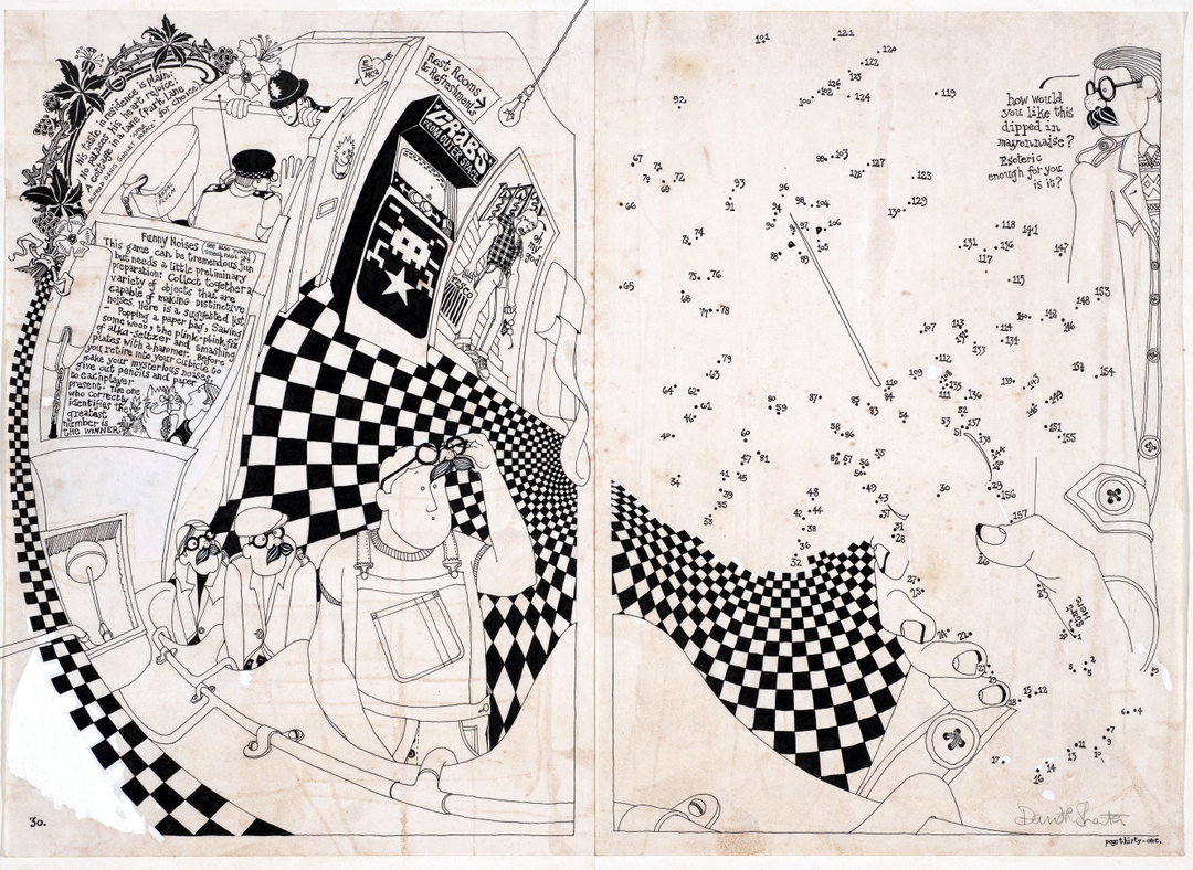 David Shenton: Pages 30 and 31 from Stanley and the Mask of Mystery © David Shenton