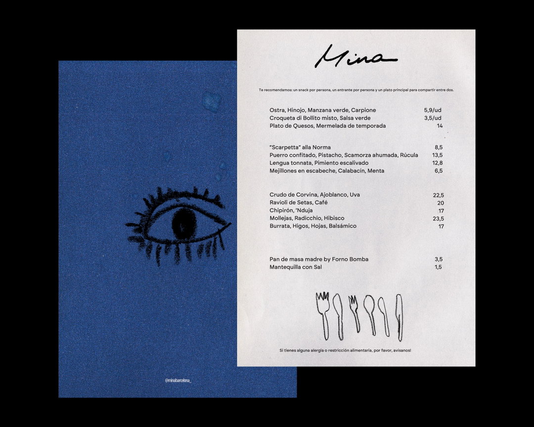 Davy Denduyver Mina branding