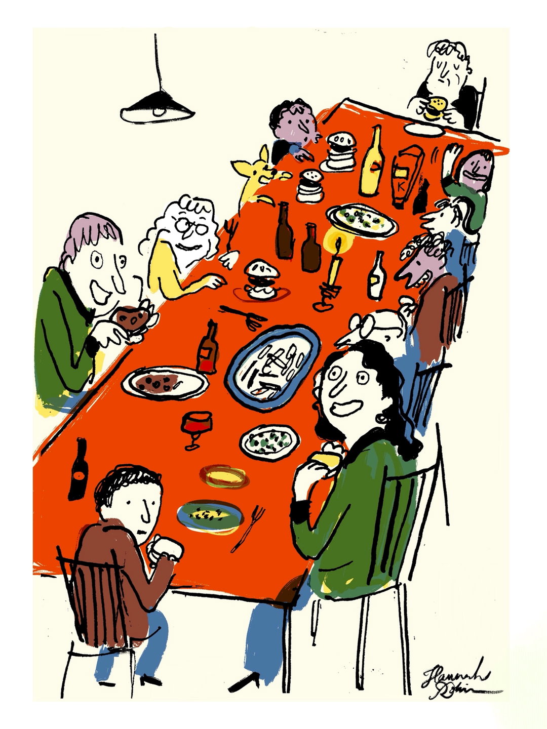 Hannah Robinson takes inspiration from 1950s poster design and her dad’s toilet humour