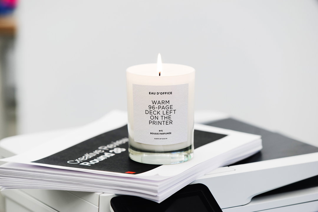 Eau D’Office candles recreate studio scents for R/GA staff working at home