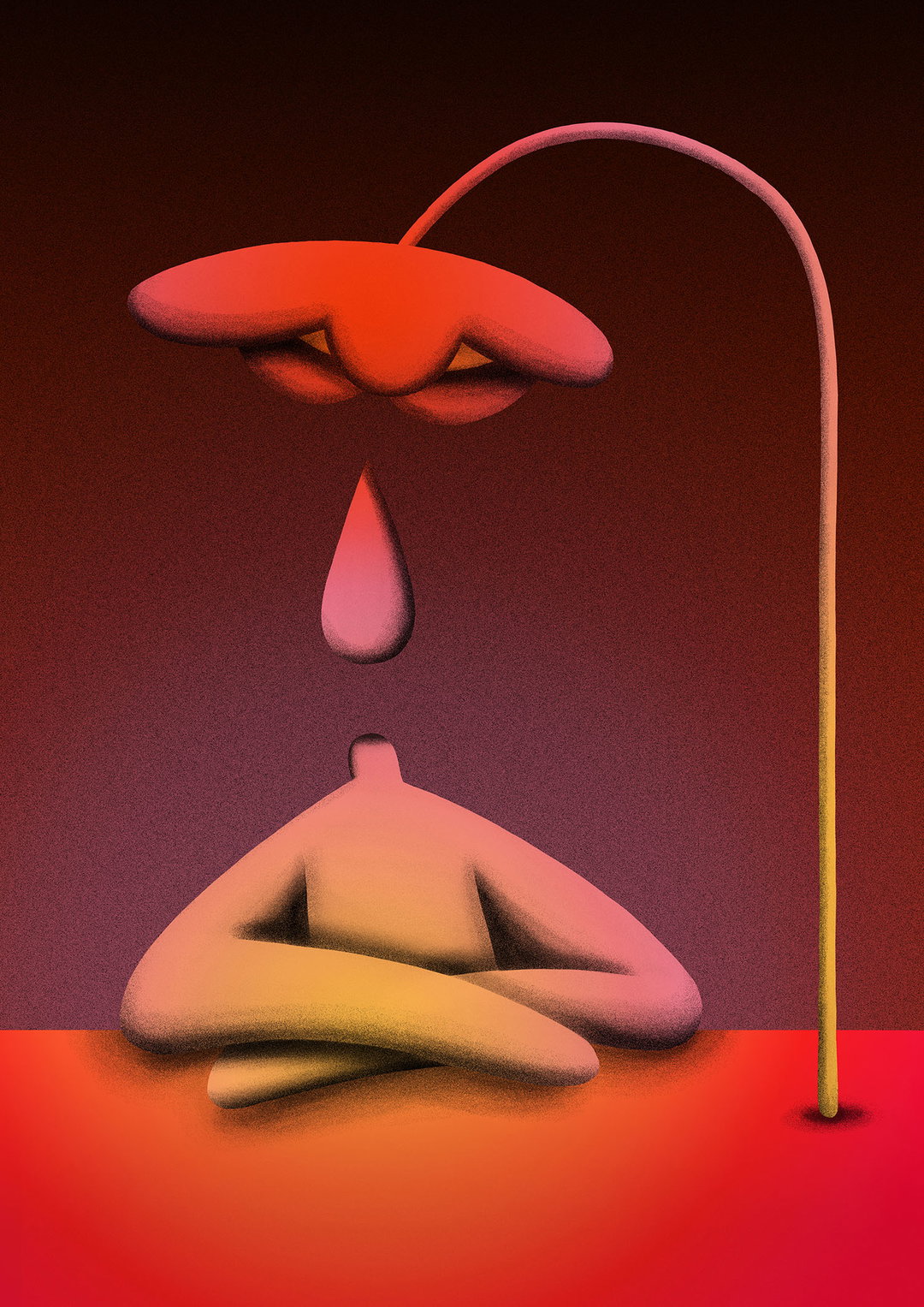 Jocelyn Tsaih Flower Shed A Tear_ 2021 illustration itsnicethat.jpg