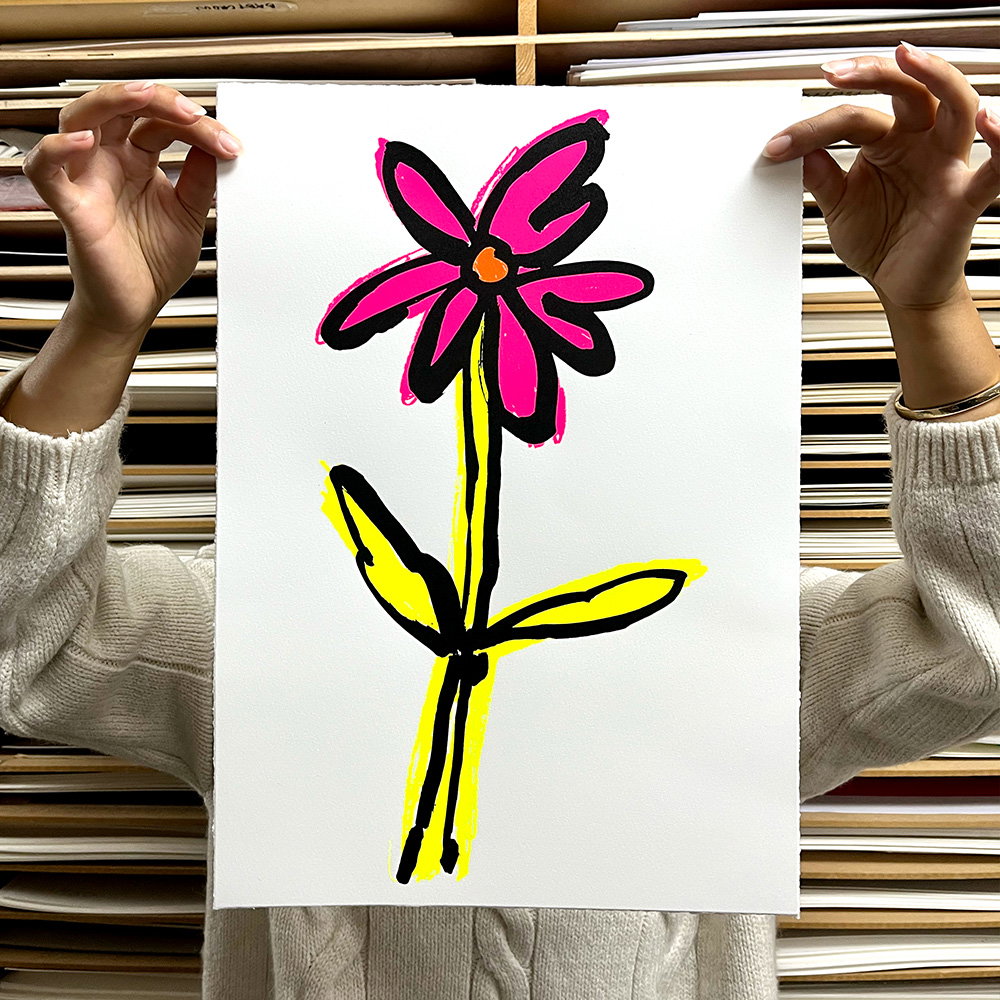 Fluro Flower by John Booth
