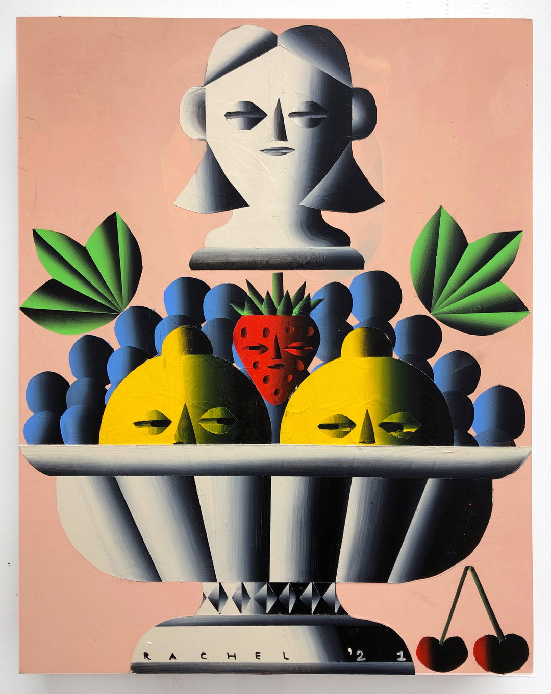 Fruit bowl and statue head .jpg