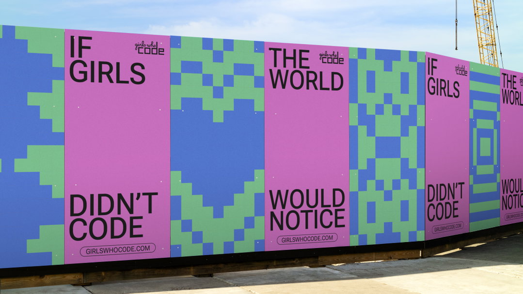 Using Y2K aesthetics Mojo Supermarket gives Girls Who Code a perfectly pixelated brand refresh