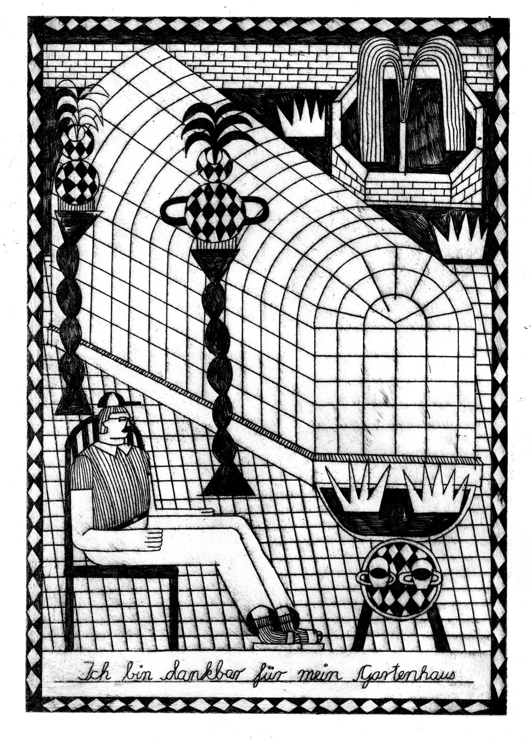 Luise Schaller’s illustrations investigate “the thin veil between reality, fiction and metaphor”