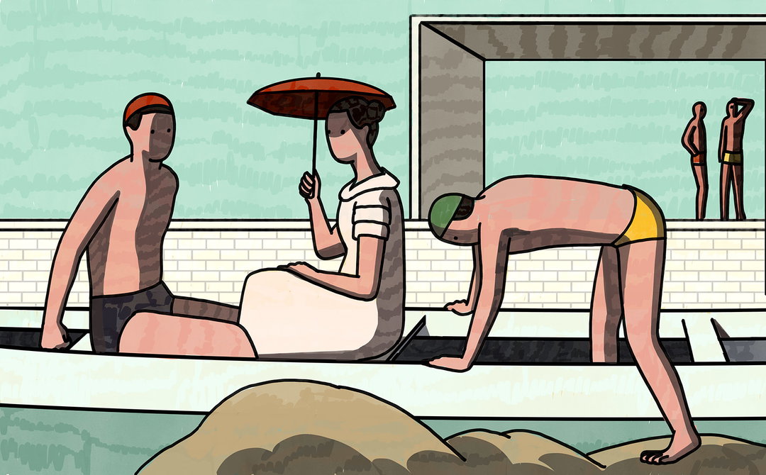 KlausKremmerz-GiuseppeCapogrossi-Rowers-Illustration-itsnicethat.jpg