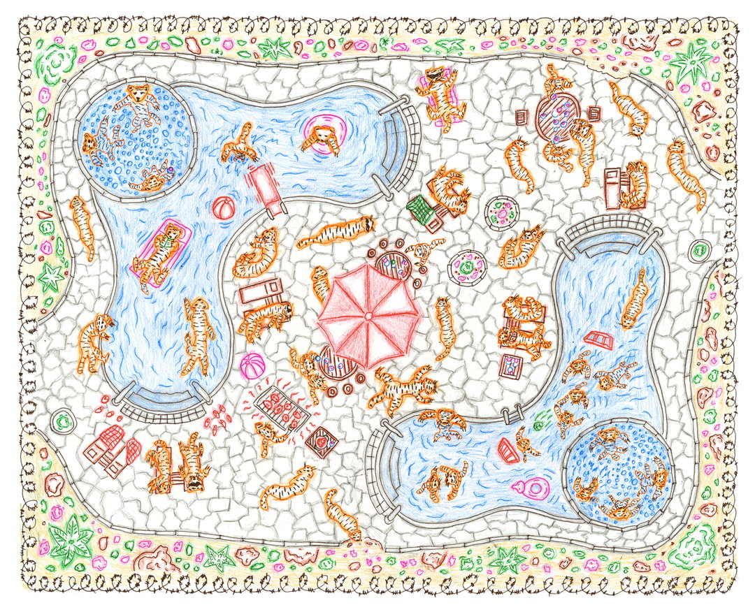 Gvidas Pakarklis the graduates 2020 illustration itsnicethat features_02_The tiger next door - speculative editorial.jpg