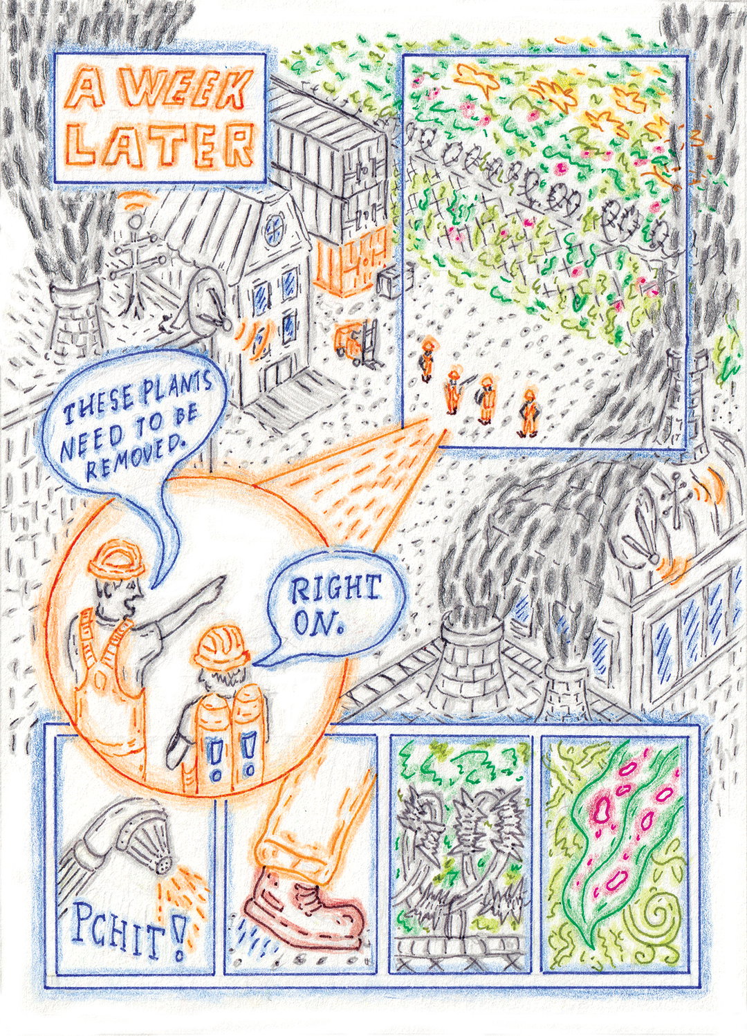 Gvidas Pakarklis the graduates 2020 illustration itsnicethat features_Comic for an open call - The end - 6th page.jpg