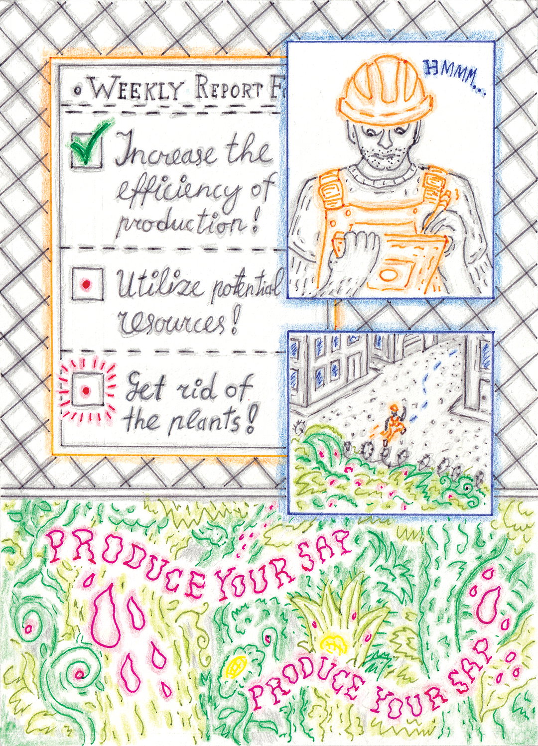 Gvidas Pakarklis the graduates 2020 illustration itsnicethat features_Comic for an open call - The end - 5th page.jpg