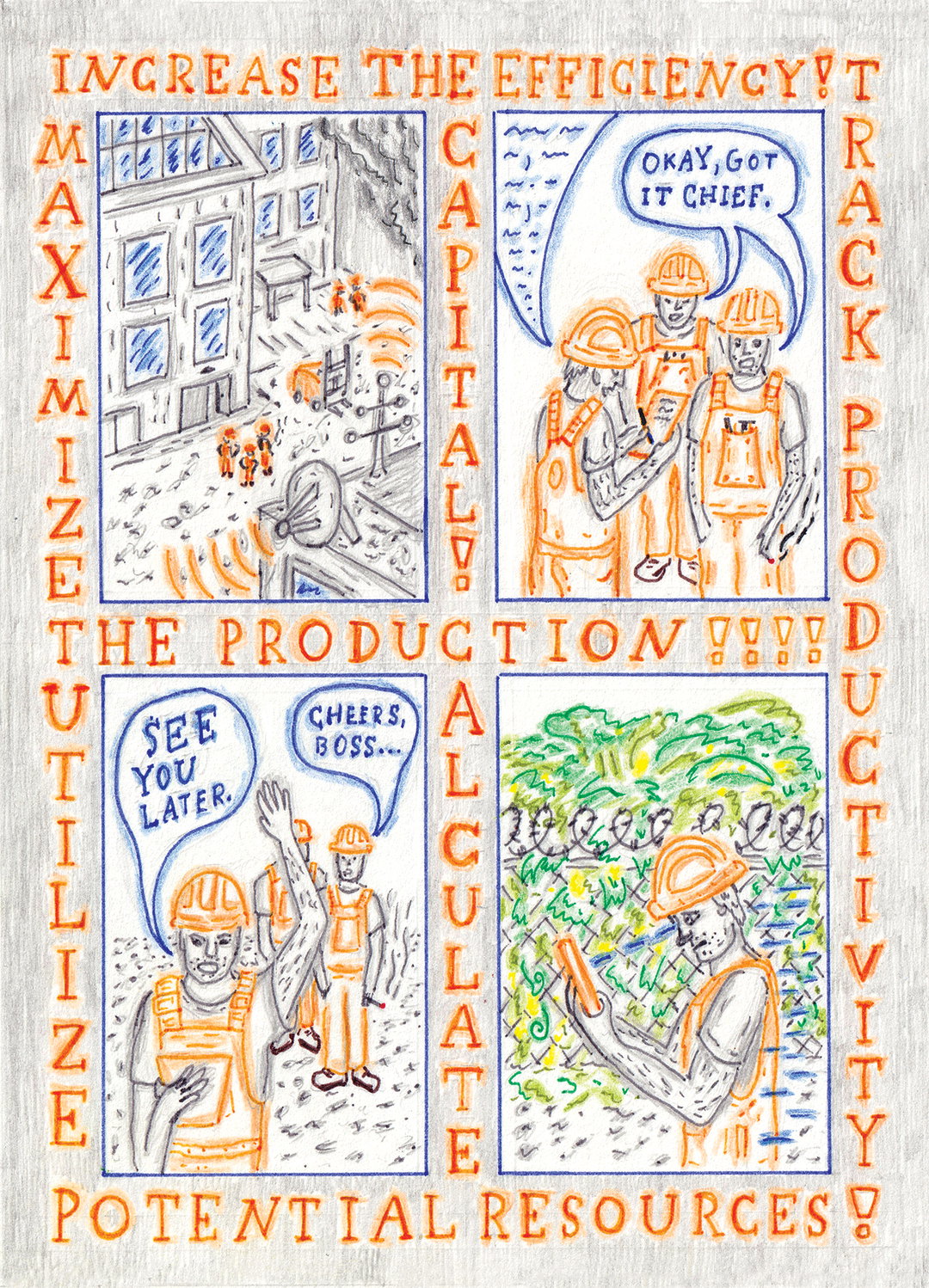 Gvidas Pakarklis the graduates 2020 illustration itsnicethat features_Comic for an open call - The end - 2nd page.jpg
