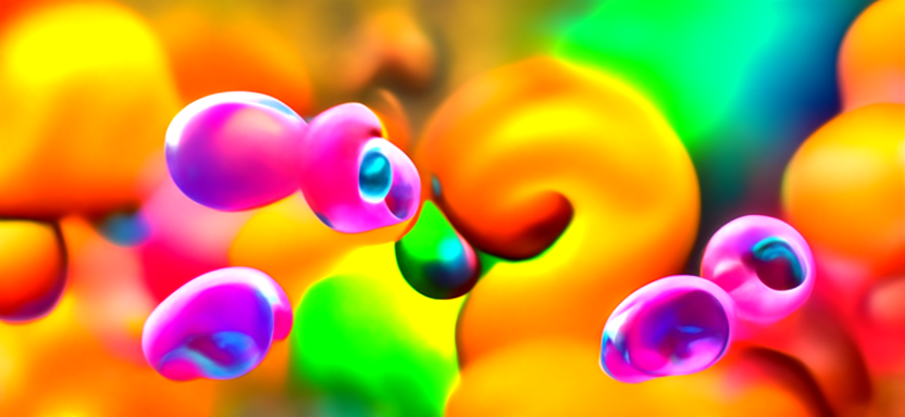 HD render of bubbles and human tongues iridescent colors in the style of Pablo Amaringo [Disco Diffusion v5 Turbo Smooth ViT-B32 V2004983590.png