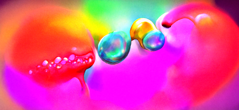 HD render of bubbles and human tongues iridescent colors in the style of Pablo Amaringo [Disco Diffusion v5 Turbo Smooth ViT-B32 V524155946.png