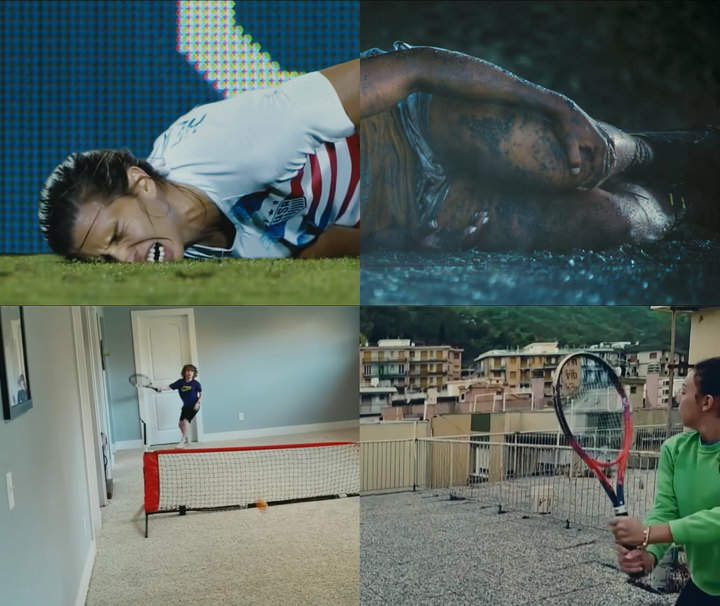 Nike’s split-screen You Can’t Stop Us ad perfectly matches old and new footage
