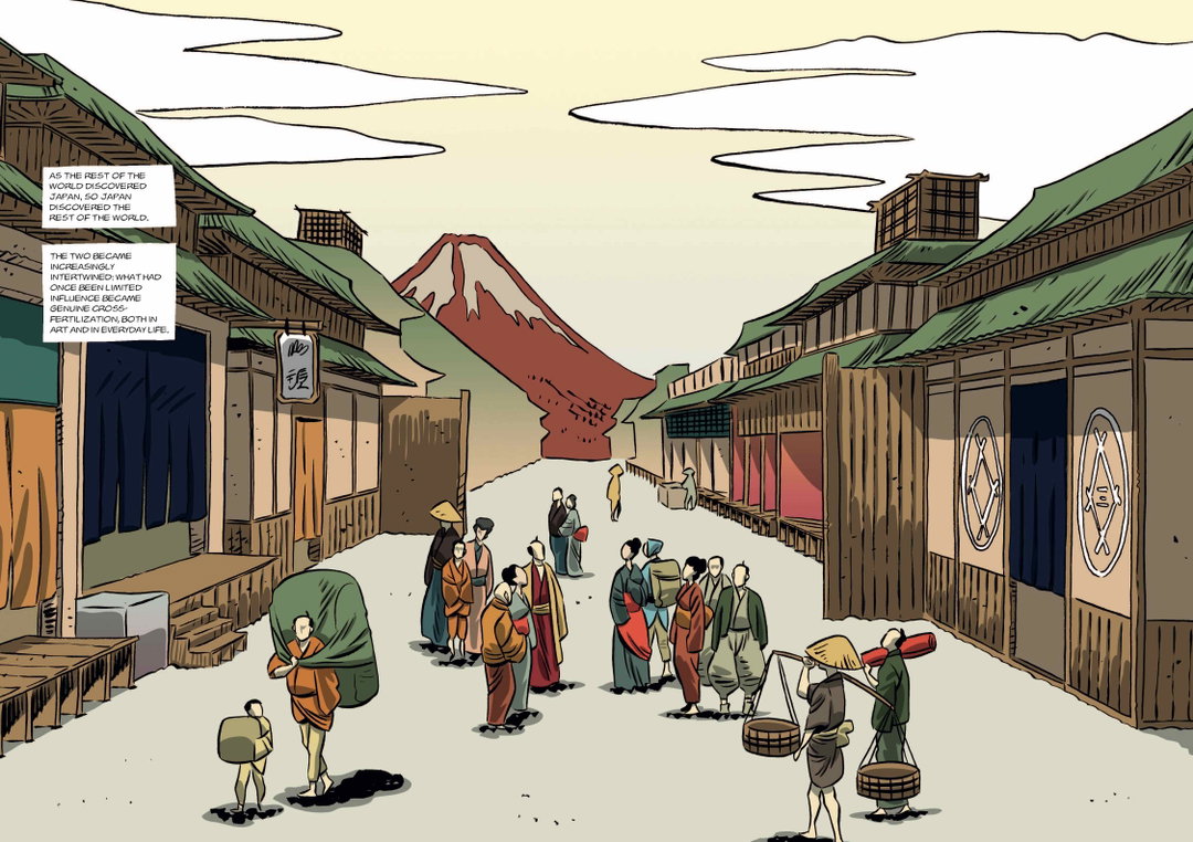 Hokusai A Graphic Biography Francesco Matteuzzi Giuseppe Latanza laurence king publication itsnicethat10.jpeg