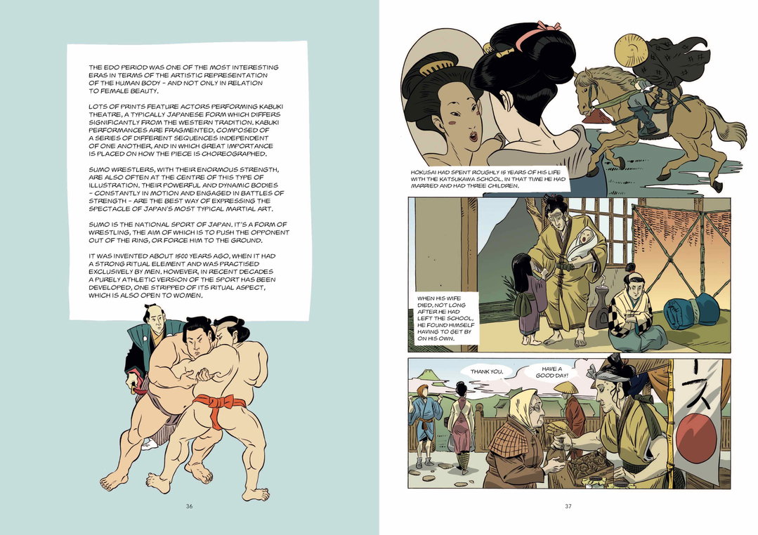Hokusai A Graphic Biography Francesco Matteuzzi Giuseppe Latanza laurence king publication itsnicethat3.jpeg