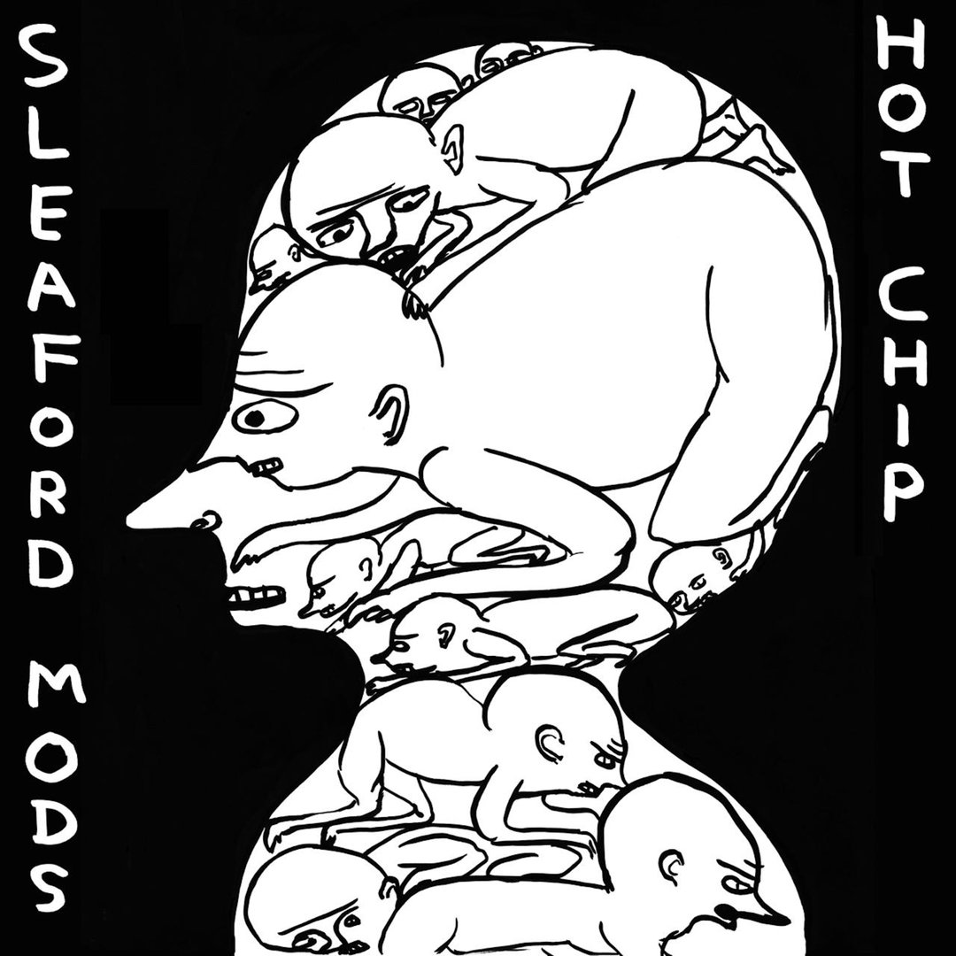 David Shrigley reveals sleeve art for Hot Chip x Sleaford Mods collab