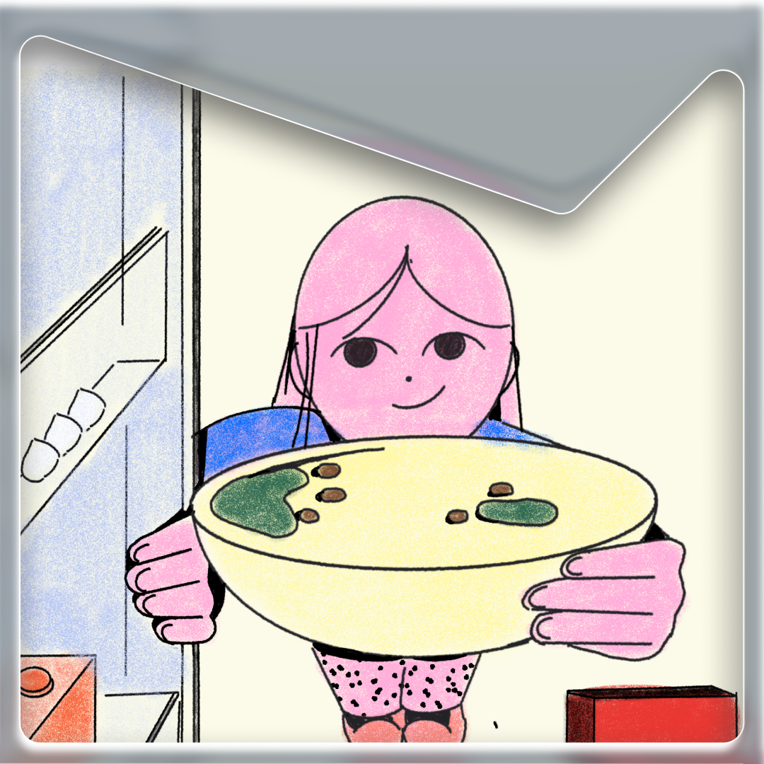 Maria Giulia Chistolini’s comics of familliar scenarios are somewhere between silly and existential