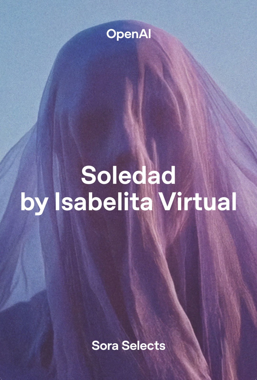 Isabelita Virtual “Soledad,” OpenAI event “Sora Selects,” by Isabel Martínez (Isabelita Virtual), Director of the Master_s Programme.jpg