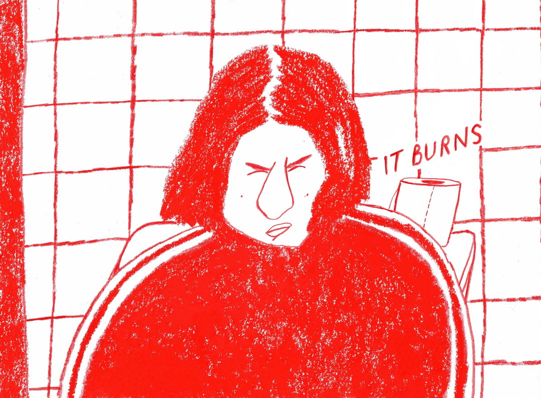 Edie Medley’s comic about trying to treat a UTI is painfully relatable