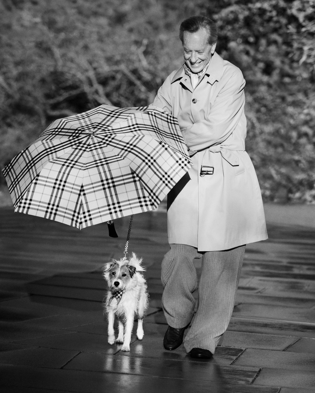 Rom-coms, rain and Burberry: David Lane on how his new campaign taps into a very British trio