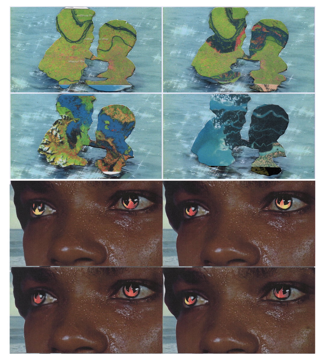 Jazz Grant’s paper-cut collages stem from visceral and personal emotions