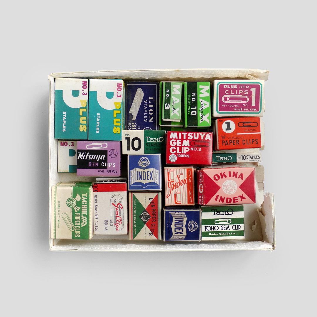 Japanese office sundries, varying eras.JPG