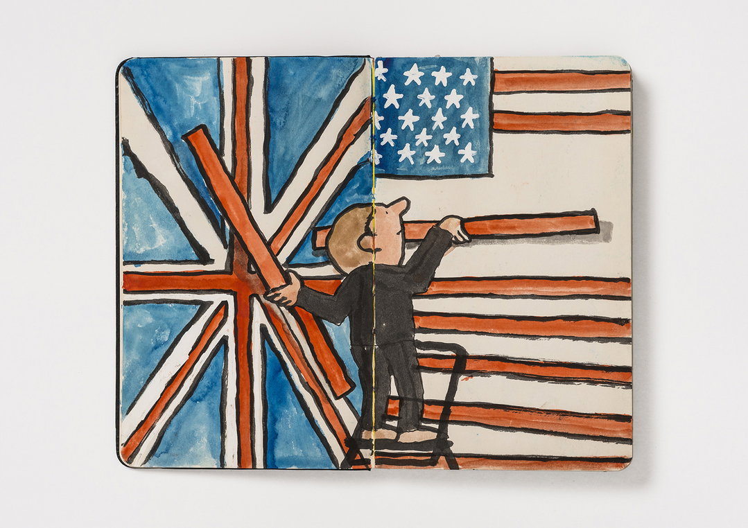 Jean Jullien. Two Pages #09 Europe (Copyright Jean Jullien, 2014).jpg