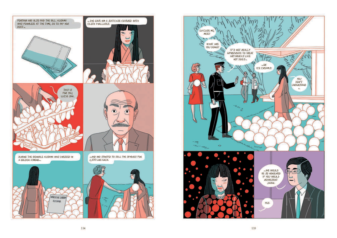 Elisa-Macellari-YayoiKusama-GraphicNovel-Illustration-Publication-itsnicethat.png