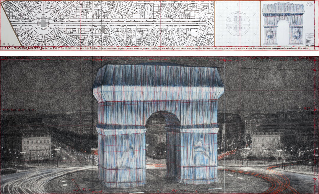L'Arc de Triomphe, Wrapped_ Andre Grossmann_copyright 2019 Christo_art itsnicethat.jpg