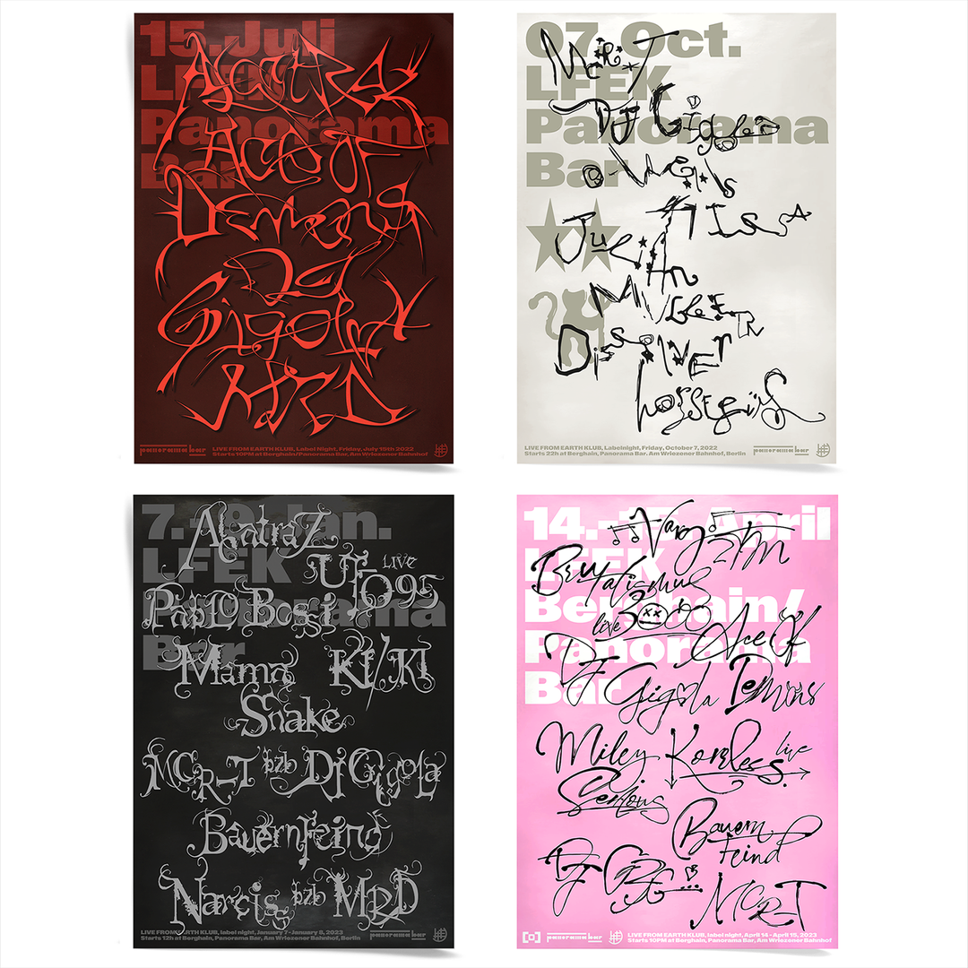 LFEK Klubnacht at Berghain, poster series, 2022–2023 - Yosh - itsnicethat.png