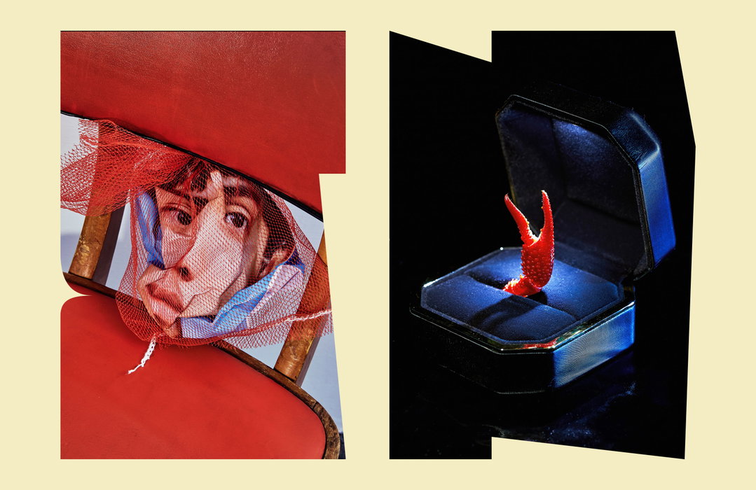 Puzzleman Leung constructs a narrative through props in a series to make you look twice