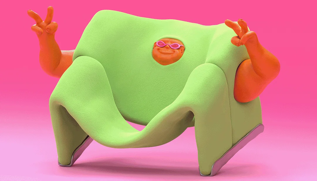 Meet the digital artists turning iconic furniture into dancing coat stands and flammable chairs