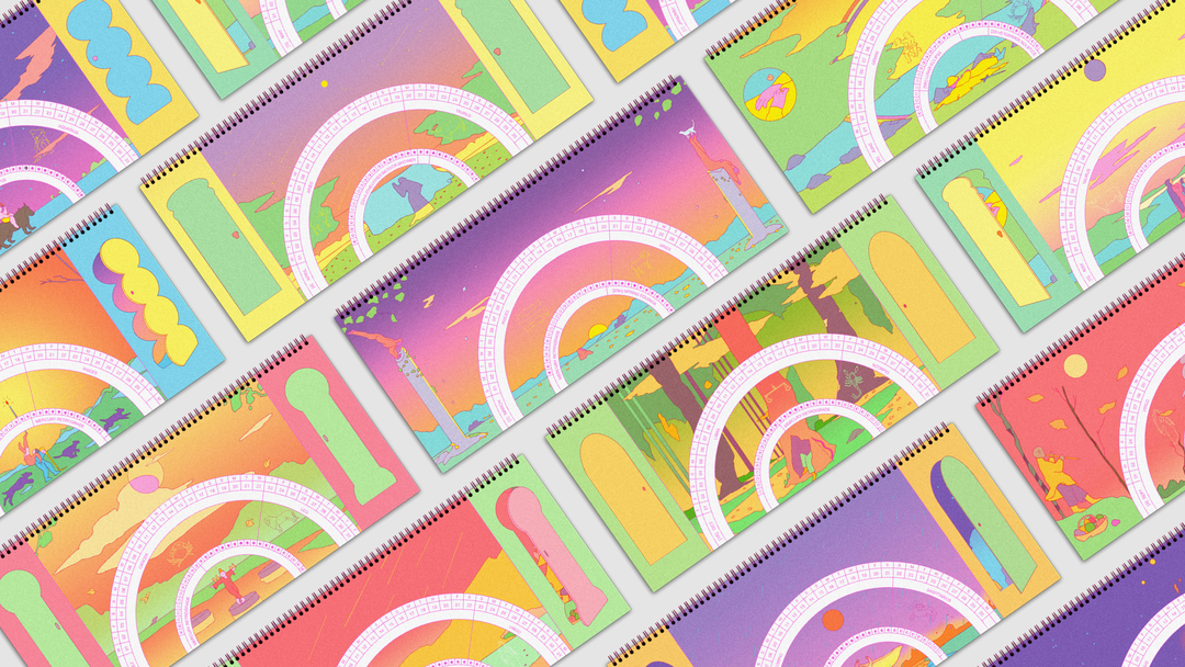 María Medem and Élise Rigollet create a calendar filled with zodiac signs and great designs