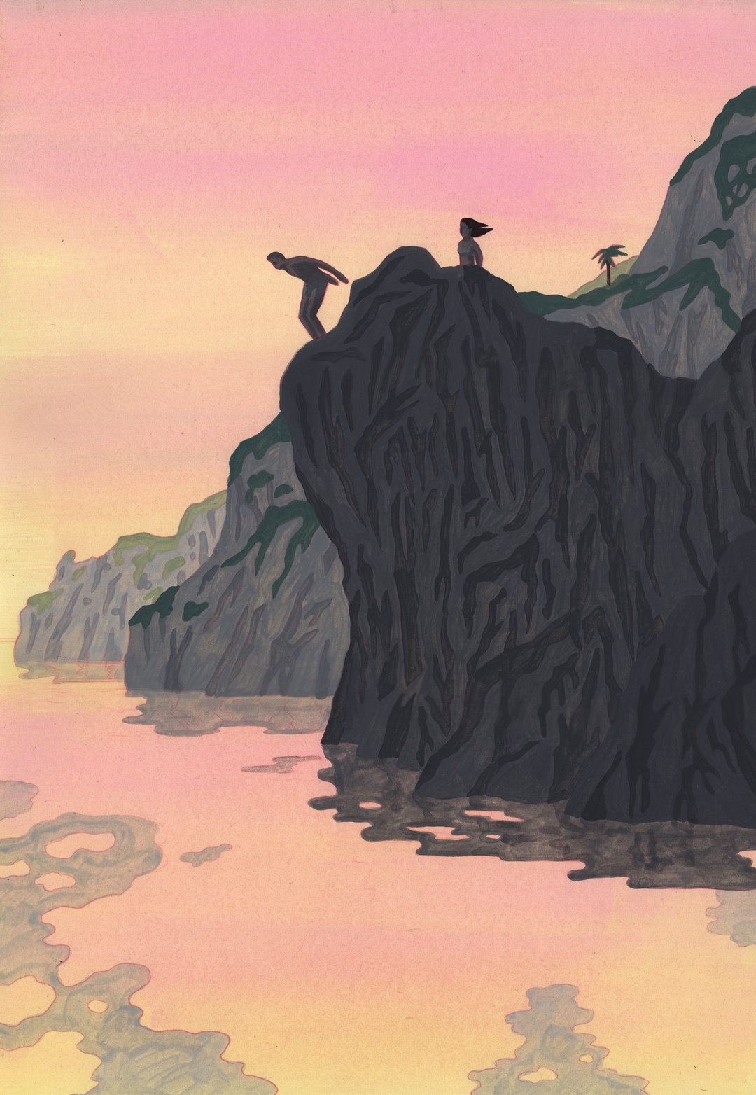 Marie Larrivé’s atmospheric illustrations are sure to induce a serious case of wanderlust