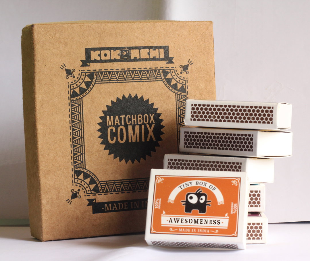 Studio Kokaachi Matchbox Comix the view from mumbai itsnicethat