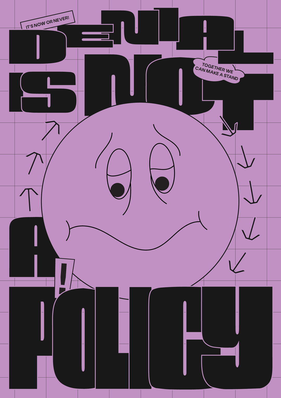 Mate act now chris flack posters graphic design itsnicethatErinJoyce.jpg