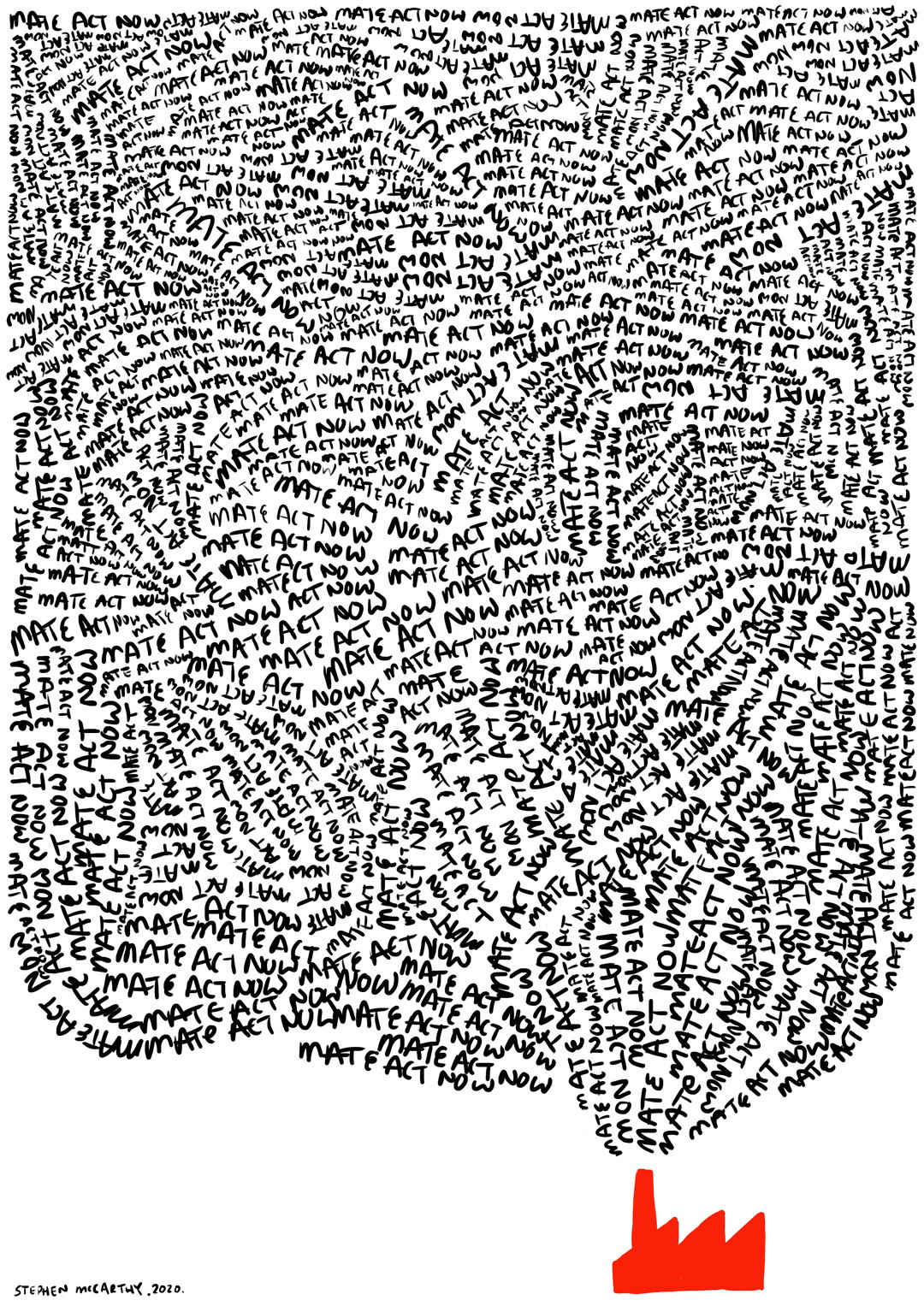 Mate act now chris flack posters graphic design itsnicethatStephenMcCarthy.jpg