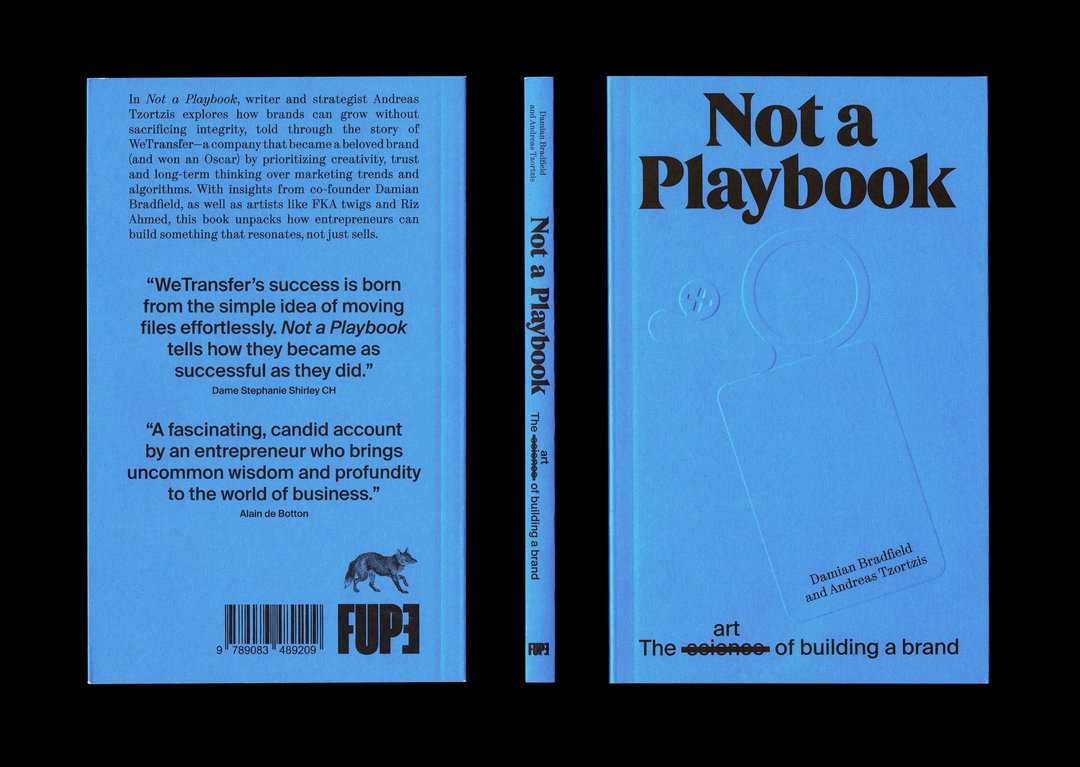 dre-tzortzis-not-a-playbook-wetransfer-book-advice-creative-industry-itsnicethat_ cover front back