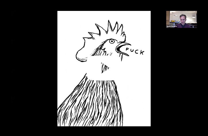 David Shrigley on the simple way to get over blank page anxiety