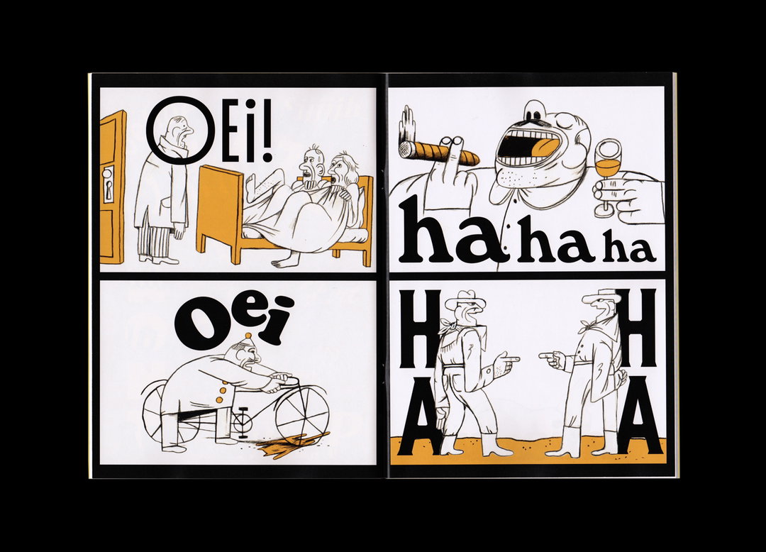 Onomatopee is a visual exploration of sound through interwoven typography and illustration