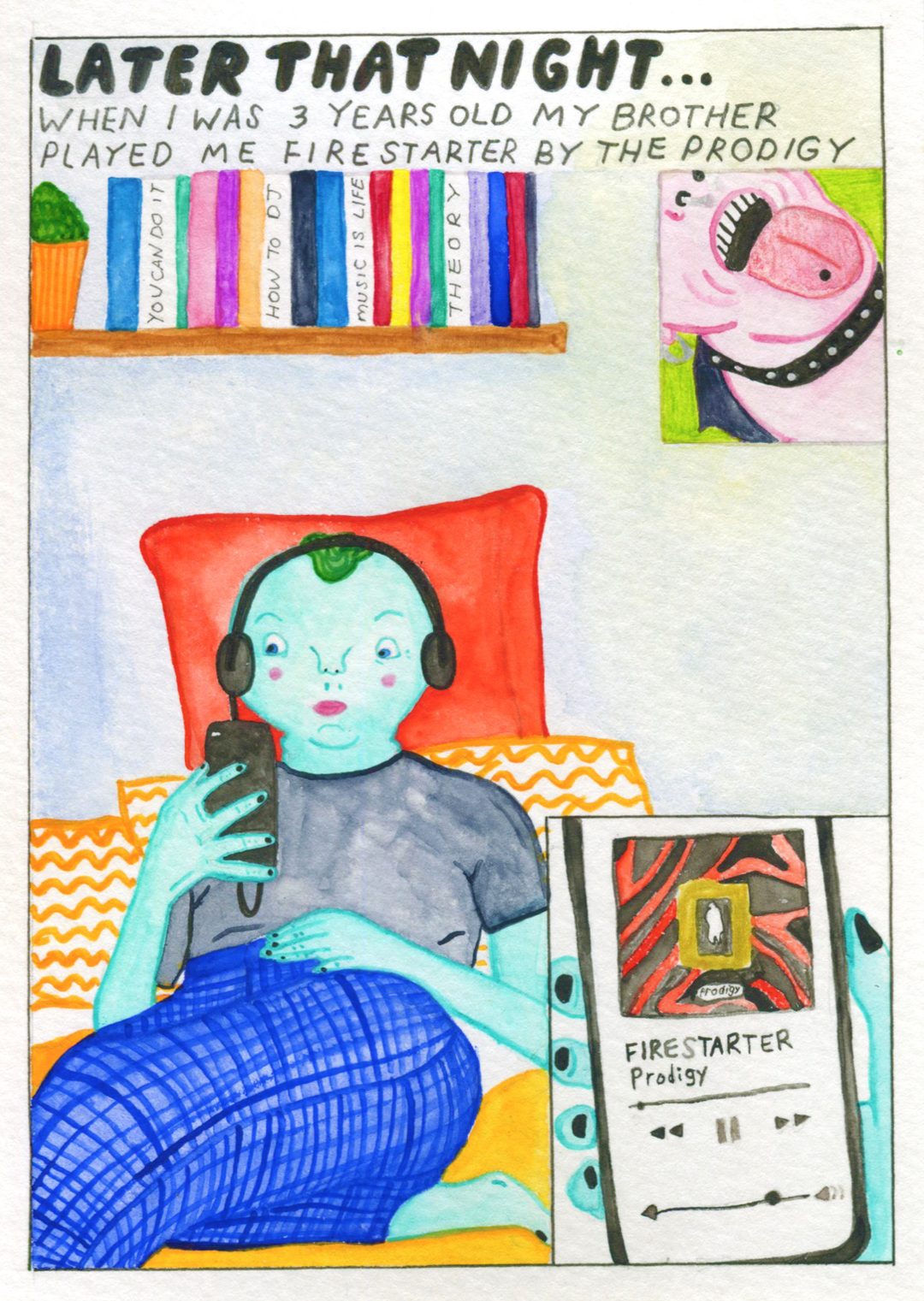 Can DJ school make you famous? Anu Ambasna’s hand-painted comic explores