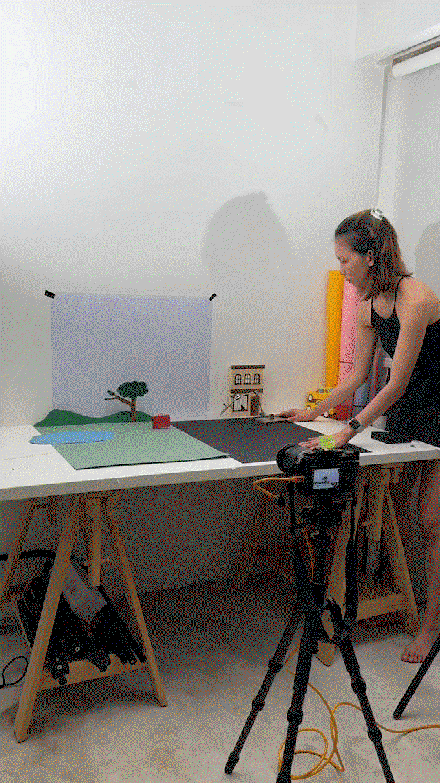 Priscilla Ong_Samsonite BTS.gif