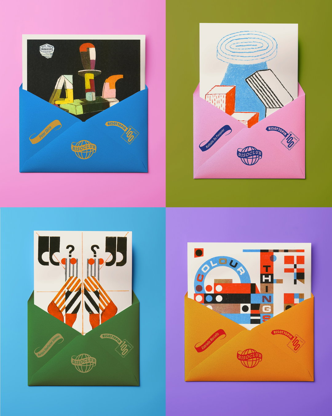 The joy and power of Risograph: Risotto showcases 400 printed postcards from artists across the globe