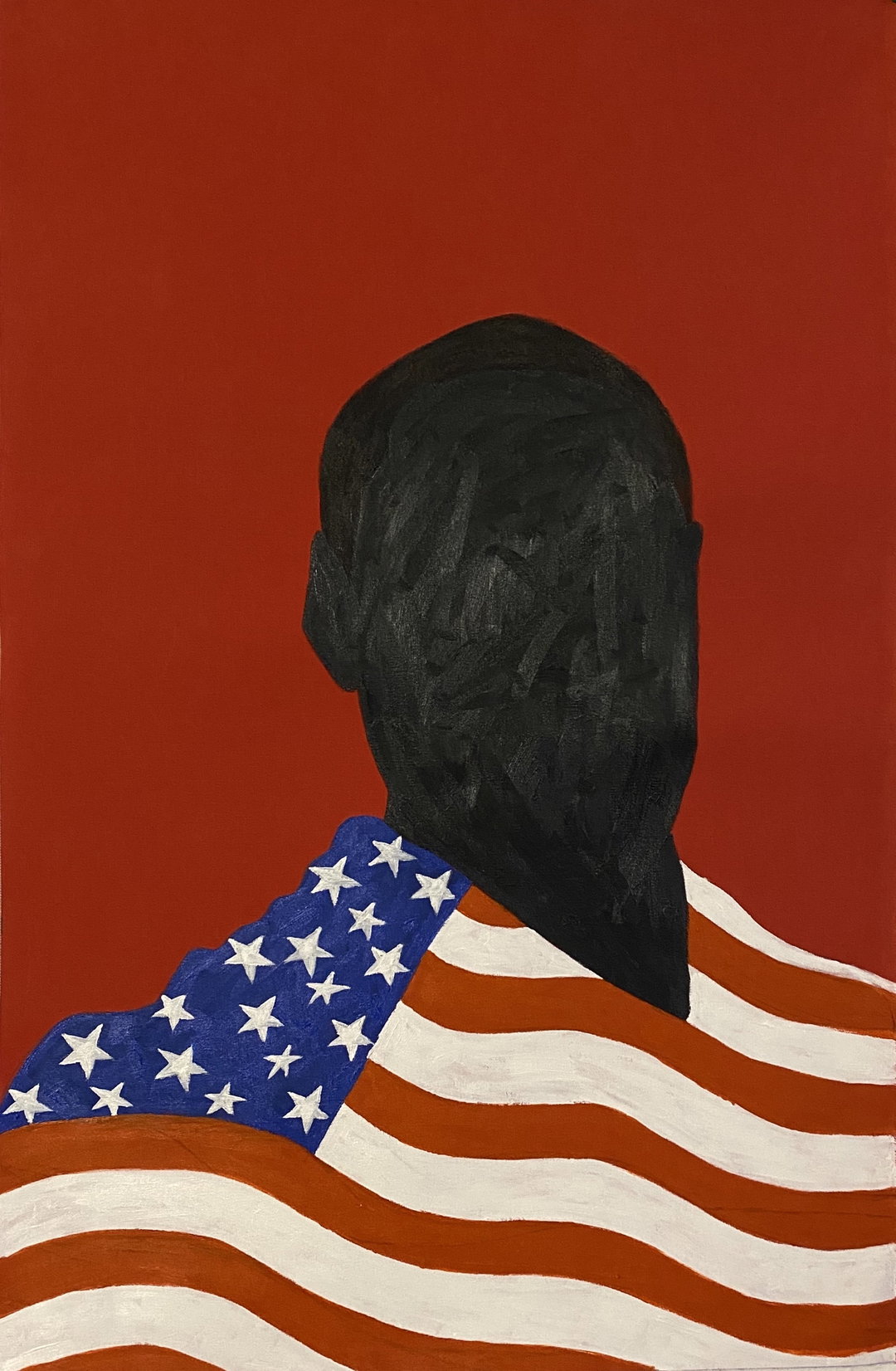 Raphael Adjetey Adjei Mayne_george floyd_portrait_painting_art_blank white space_itsnicethat.jpg